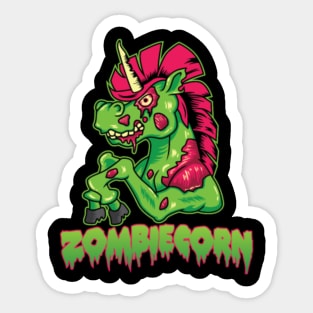 Unicorn Zombie Zombiecorn Halloween Costume Gift Sticker